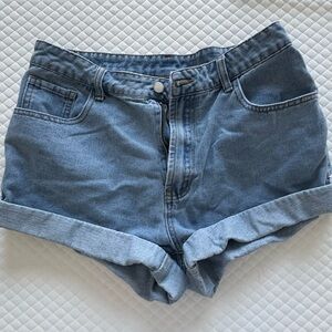 SHEIN Light Blue Jean Shorts